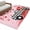 Pink Red, variant on Entryway Rug 2'x3', Valentine's Day Small Rug for Kitchen Bathroom Door Mat Indoor Entrance, Ombre Pink Love Tree Truck Roses Plaid Non-Slip Area Rugs Floor Mats Carpet Front Door Rugs