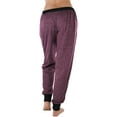 thumbnail image 2 of ToBeInStyle Women's Marled Print French Terry Jogger Pants with Cuff Ends, 2 of 7