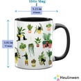 thumbnail image 4 of Cats and Plants Pink Accent Mug 11Oz, Gifts for Plants and Cats Lovers, Cat Themed Gifts For Women, Men, Plant Mom Gifts for Mom and Dad, Christmas Coffee Cups, Gifts For Gardeners Plant Lovers, 4 of 7