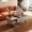 Greige, variant on GALAXHERO Lift Top Coffee Table with Storage Small Living Room Table with Storage Shelf & Hidden Compartment Rustic Brown