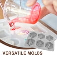 thumbnail image 6 of WORGEOUS  6 Cavities Soap Making Kit Cupcake Time-saving Mold Impermeable, 6 of 8