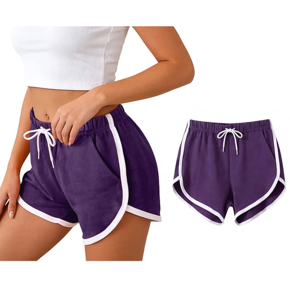 Shorts Women Elastic High Waisted Comfy Loose Fit Clothes for Women Lounge Shorts Summer Shorts Womens Clothes