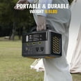 thumbnail image 3 of GOOLOO GTX300 Portable Power Station, 300Wh Solar Generator with 110V/300W Pure Sine Wave AC Outlet ,60W USB-C PD Output Backup Power Supply, 3 of 7