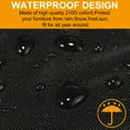 thumbnail image 6 of Gostoto Rainproof V Shape Corner 210D Outdoor Sofa Cover Rattan Patio Garden Square Shape Furniture Protective All-Purpose Dust Covers, 6 of 7