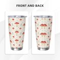 thumbnail image 3 of Vsdgher Mushroom 20 Oz Stainless Steel Vacuum Insulated, Travel Mug Coffee Cup for Home, Office, Outdoor Works Great for Ice Drinks and Hot Beverage -Straw Two-piece Set, 3 of 8