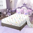 thumbnail image 5 of Manfei Magic Unicorn Bed in a Bag Twin size, Mystic Galaxy Bed Set, Glitter Stars Reversible Bedding Twin Size, Breathable Room Decor, 7 Pieces, 5 of 8