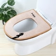 thumbnail image 6 of Ohmyroo Crystal Velvet Cat Pattern Zipper Toilet Seat Cover for Home Bathroom Soft Warm Anti Slip, 6 of 6