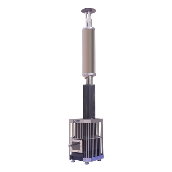 ALEKO Wood Burning Sauna Heater Chimney Kit Equivalent 9-15 kW Electric Heater