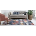 thumbnail image 4 of Rugs.com Morocco Collection Rug – 4' x 6' Blue High-Pile Rug Perfect For Living Rooms, Large Dining Rooms, Open Floorplans, 4 of 9