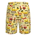 thumbnail image 6 of Naloa Funny Construction Vehicles Men's Beach Shorts, Surfing shorts, Swim trunks, Quick Dry Swim Trunks for Surfing Beach Fun - XX-Large, 6 of 9