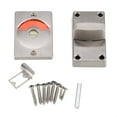 thumbnail image 1 of Cerradura de pestillo de puerta con indicador de privacidad de puerta vacía y tornillos, herrajes para baño, inodoro y sanitario, 1 of 12