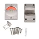 thumbnail image 2 of Cerradura de Puerta Jadeshay Indicadora de Privacidad Perno de Acero Inoxidable Plata, 2 of 8