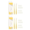 thumbnail image 6 of 2Pcs Artist Blending Tool ABS Blending Stumps with 20 Replacement Sponge Tip For Portrait Detailing Highlighting Shading, 6 of 8