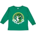 thumbnail image 3 of Inktastic Unicorn St Patricks Day Irish Girls Long Sleeve Toddler T-Shirt, 3 of 5