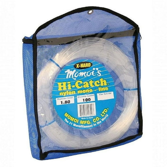 Momoi Hi-Catch Monofilament X-Hard Leader 100yds 600#
