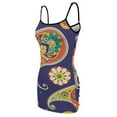 thumbnail image 5 of Ladies Elegant Sling Sleeveless Sexy Dress paisley, 5 of 6