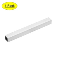 Uxcell 6063 Aluminum Square Tubes Seamless Straight Pipe Tubing 20 x 20 x 1.5 x 200mm