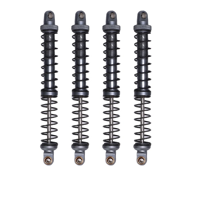RC Shock Damper, 4Pcs Model Car Shock Damper 1/10 Dual Spring for Game Race Gold,Ti