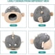 thumbnail image 5 of Camas para gatos para gatos de interior: cama para gatos con almohada acolchada extraíble y lavable, suave felpa de algodón de primera calidad, cama para mascotas sin deformación, pez globo, 5 of 5