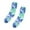A-Light Blue395, variant on Womens Socks Spring Fall Versatile Tie Dye Knitting Cotton Mid Tube Socks Daily Breathable Slouch Socks One Size