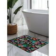 Coastal Nautical Soft Diatomaceous Earth Mat, Coral Starfish Colorful ...