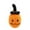 A, variant on Handmade Crochet Halloween Pumpkin Figurine with Removable Witch Hat – Soft Emotional Support Gift, Cute Pumpkin Decor for Home/Office/Party, Festive Halloween Decoration,C,1PC