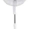 thumbnail image 5 of Brentwood Kool Zone 3 Speed 16" Oscillating Stand Fan, White, 5 of 7
