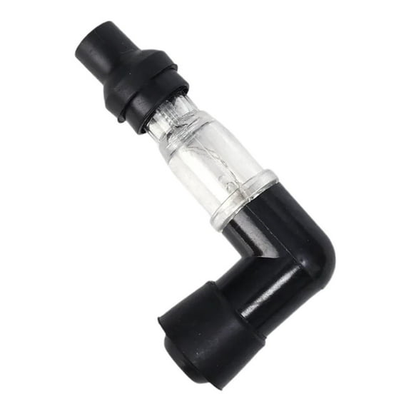 Motorcycle Flash Spark Plug Cap, 90 Degree Ignition, ABS Material, Waterproof and Dustproof, Universal Fit for Motorbikes