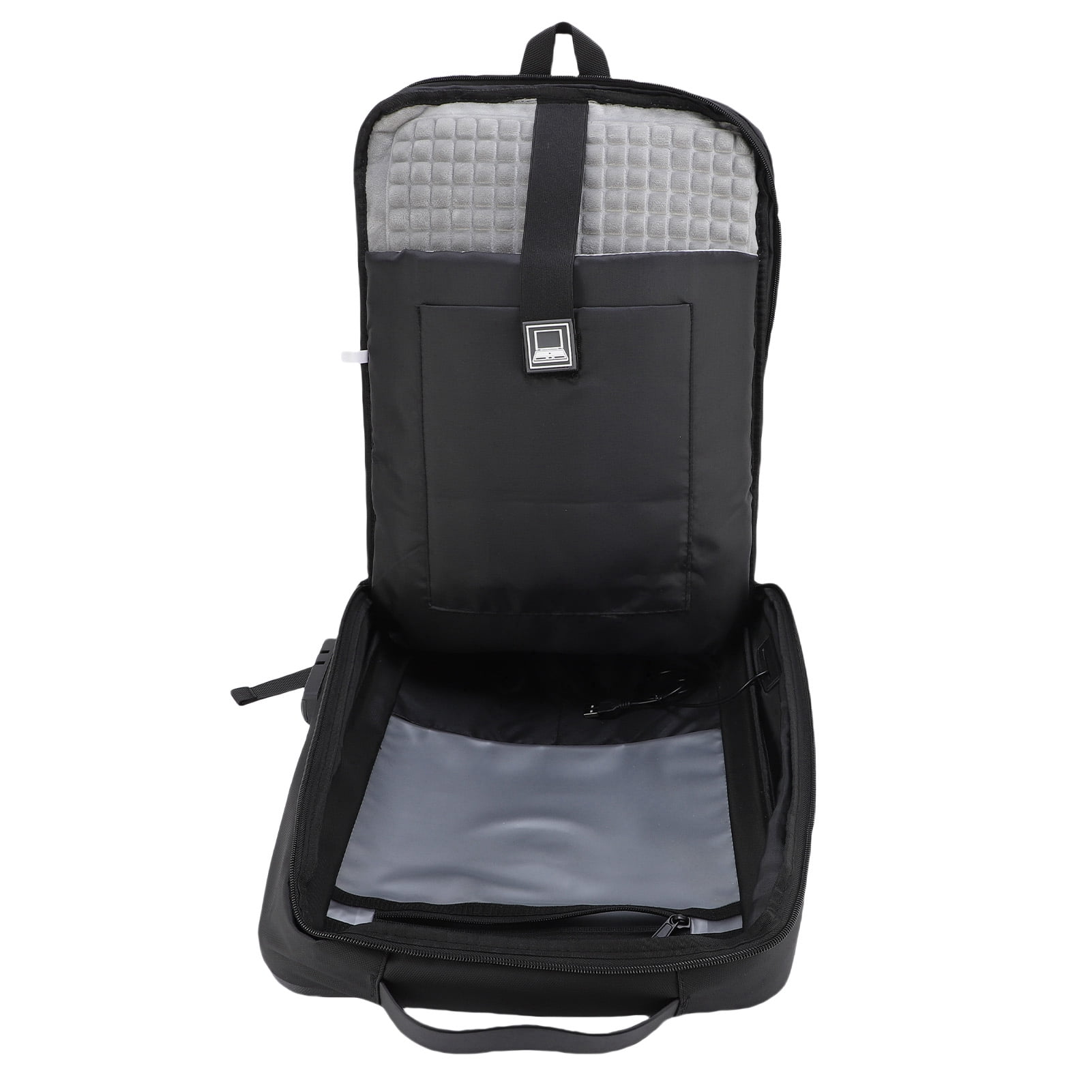 Laptop Backpack for Men, Anti Theft Hard Shell Laptop Backpack with Password for Laptops Up to 15.6 Inch, Laptop Bag Computer Backpack with USB Charging Port for Business Travel