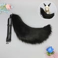 thumbnail image 4 of Leeye Halloween Ears and Tail Set, Cosplay Accessory Kit, Animal Headband with Fluffy Tail for Adults, Halloween Party Role Play Outfit, 4 of 6