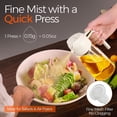 thumbnail image 2 of 16Oz/470Ml 2-In-1 Olive Oil Sprayer (Creamy White), 2 of 8
