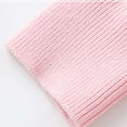 thumbnail image 6 of CYRBOKO Toddler Girls Knitted Cardigans, Botton Cotton Long Sleeve Crew Neck Pullover Sweaters Pink Size 6-7 T, 6 of 9