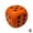 Orange, variant on Foam Dice, 6cm Large Soft Middle Dot Dice, Large EVA Foam Dice Game Entertainment Number Dice, Fake Dice Anxiety Relieve Dice for Stress Relief Foam Dice Squishing Toys