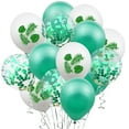 thumbnail image 1 of 15 pcs Fresh Pineapple Flamingo Leaf Sequined Balloon for Home Party Decoration, 1 of 8