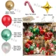 thumbnail image 3 of Juego de globos navideños con forma de bastón de caramelo, película de aluminio, rojo, verde, para fiesta de Año Nuevo, cadena de globos, decoración de arcos, suministros para regalos, 3 of 5