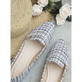 thumbnail image 5 of Women‘s Plus Size Spring/Summer Pointed Toe Black & White Flat Slippers With Soft Sole  Suitable For Daily Wear  Shoe Size 35-45, 5 of 7