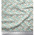 thumbnail image 1 of Soimoi Poly Georgette Fabric Vase & Floral Small Printed Fabric 1 Yard 52 Inch Wide, 1 of 3