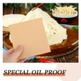 thumbnail image 2 of 200Pcs Kraft Paper Shredded Cake Fried Food Packaging Bags Oil-proof Food Containers, 2 of 9