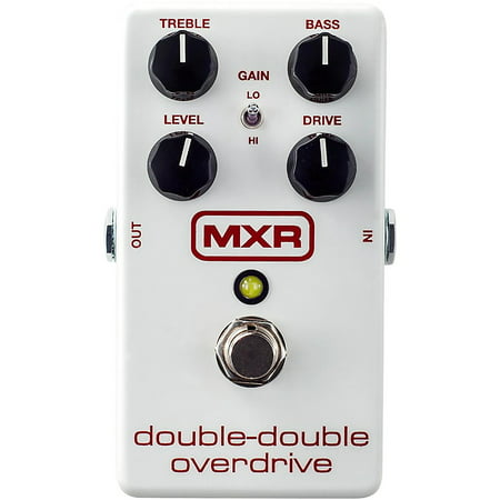 MXR Double-Double Overdrive Effect Pedal (Best Mxr Overdrive Pedal)