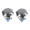 thumbnail image 1 of 5piezas 16mm Alto Redondo Interruptor de Boton Pulsador de Metal Momentaneo Redondo Alto, 1 of 5