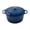 Navy, variant on Dtchnegua Enameled Cast Iron Dutch Oven with Lid Cookbook Heavy,Pot for Stewing Braising Baking Bread - Compatible with All Stovetops,Black