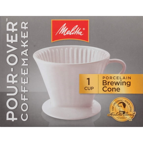 Cafetera Melitta Porcelain #2 Cone White