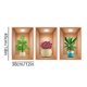 thumbnail image 3 of Decoración del hogar, decoración de habitaciones, efecto de decoración de pared, calcomanías en macetas, pasillo, escalera, pintura decorativa, hotel, restaurante, pared, plantas y flores, mural, imag, 3 of 3
