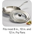 thumbnail image 7 of Universal Lid - Glass/Stainless Steel - Primaware, 7 of 7