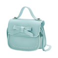 thumbnail image 1 of Bolso de hombro de verano para niñas, mini mochila con personalidad y lazo a la moda para niños, 1 of 6