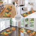 thumbnail image 6 of Yayeee Hallway Runner Rug 2'x6' Non Slip Machine Washable with Rubber Backing, Green Retro Leaves, 6 of 8