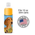 thumbnail image 4 of Dachshund in Summer Flowers Ultra Hugger for slim cans, 4 of 6