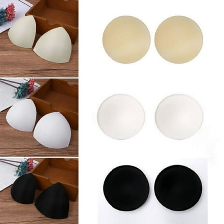 

Multitrust Multitrust Women Triangle Round Cups Bikini Sports Bra Pad Insert Foam Pads Sponge Pads For Swimsuit Padding