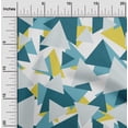 thumbnail image 2 of oneOone Cotton Flex White Fabric Geometric Craft Projects Decor Fabric Printed By The Yard 40 Inch Wide-5Q, 2 of 5