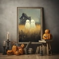 thumbnail image 5 of Couple Ghost In The Field Poster, Ghosts Art Print, Halloween Art Print, Halloween Decor, Spooky Vintage Halloween, Halloween Gift, 5 of 7